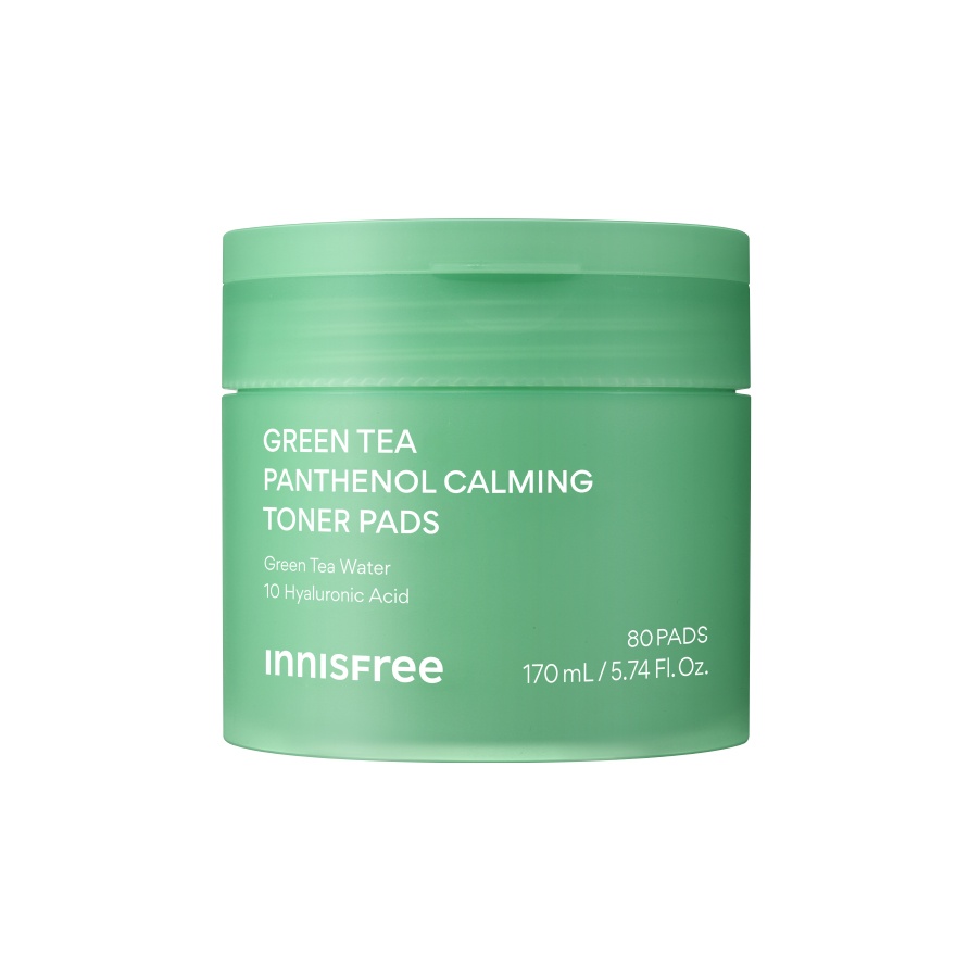 Green Tea Panthenol Calming Toner Pads 80s