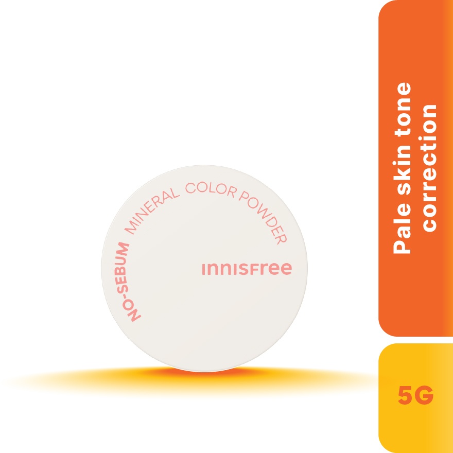 No Sebum Mineral Colour Powder Peach 5g