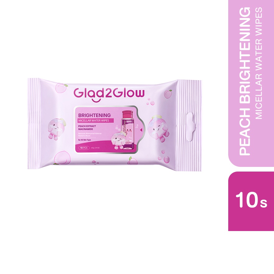 Peach Brightening Micellar Water Wipes 10s image