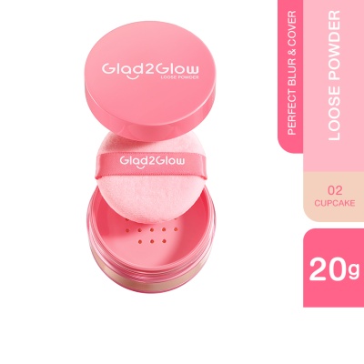 GLAD2GLOW - Perfect Blur & Cover Loose Powder 02 Cupcake image