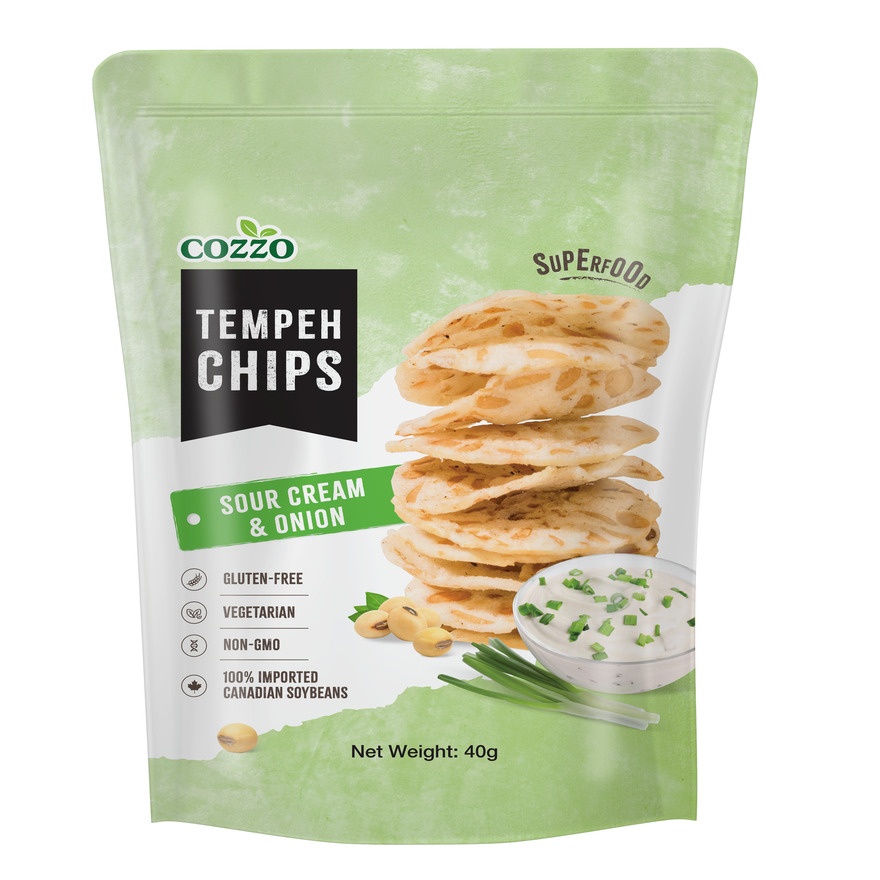 Tempeh Chips - Sour Cream & Onion 40g image