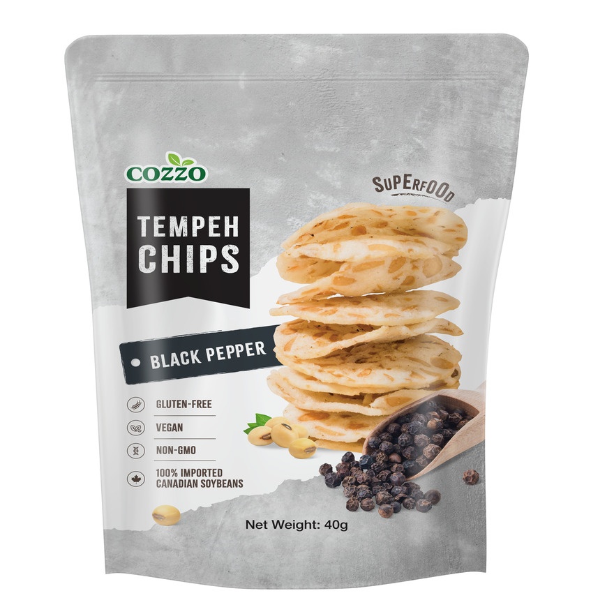 Tempeh Chips - Black Pepper 40g image