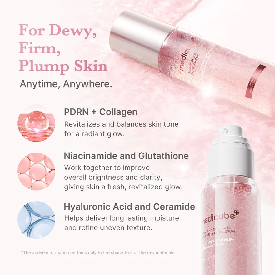 PDRN Pink Collagen Glow Jelly Mist Serum 100ML image
