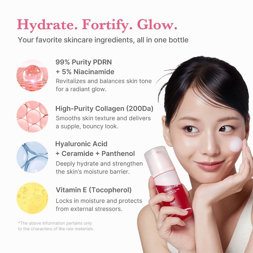 PDRN Pink Collagen Bubble Serum 95ML