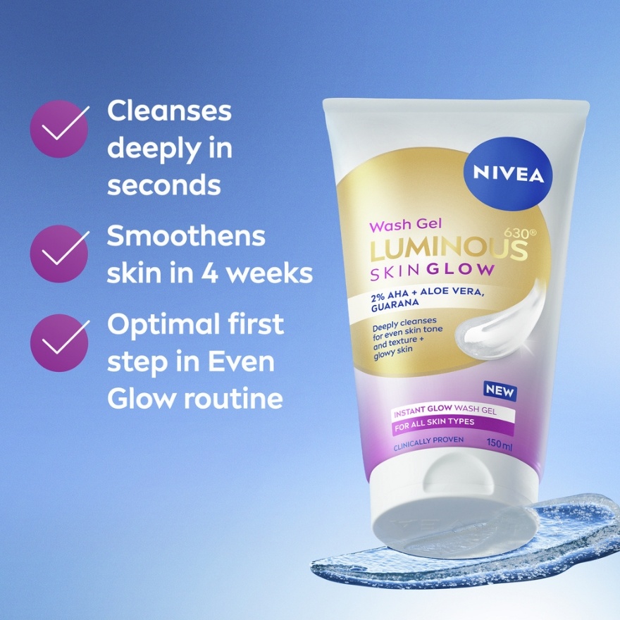 Luminous 630 Skin Glow Wash Gel 150ml & Skin Glow Serum 30ml image