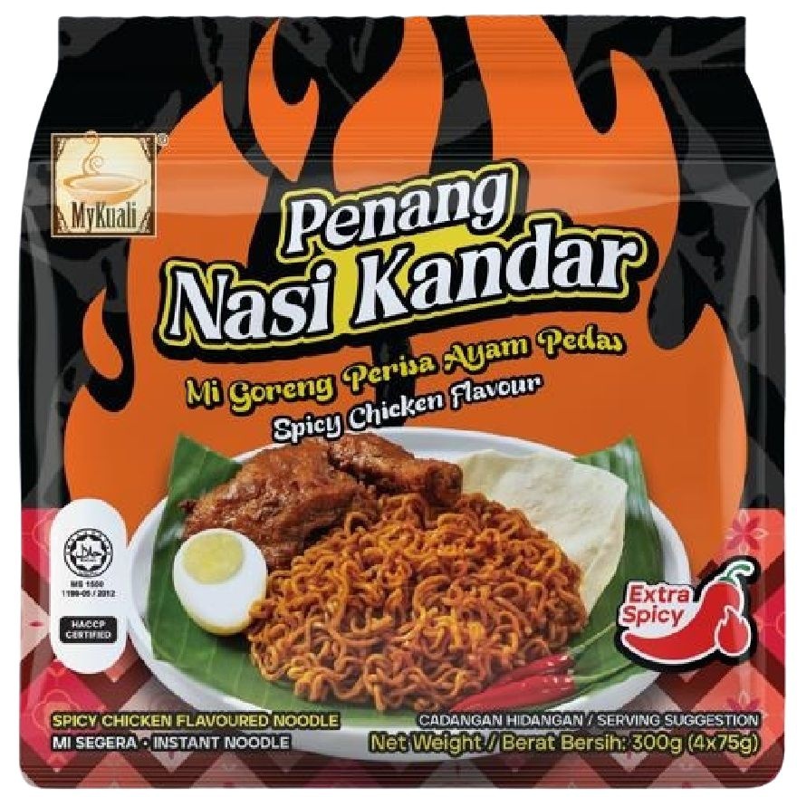 Penang Nasi Kandar Noodle Soy Sauce Chicken Flavour 4x75g image