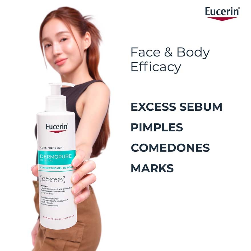 Dermopure clinical correcting gel to foam 400ml x2 image