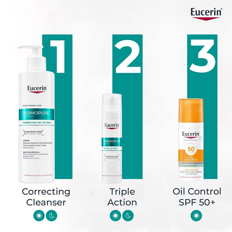Dermopure clinical correcting gel to foam 400ml x2 image