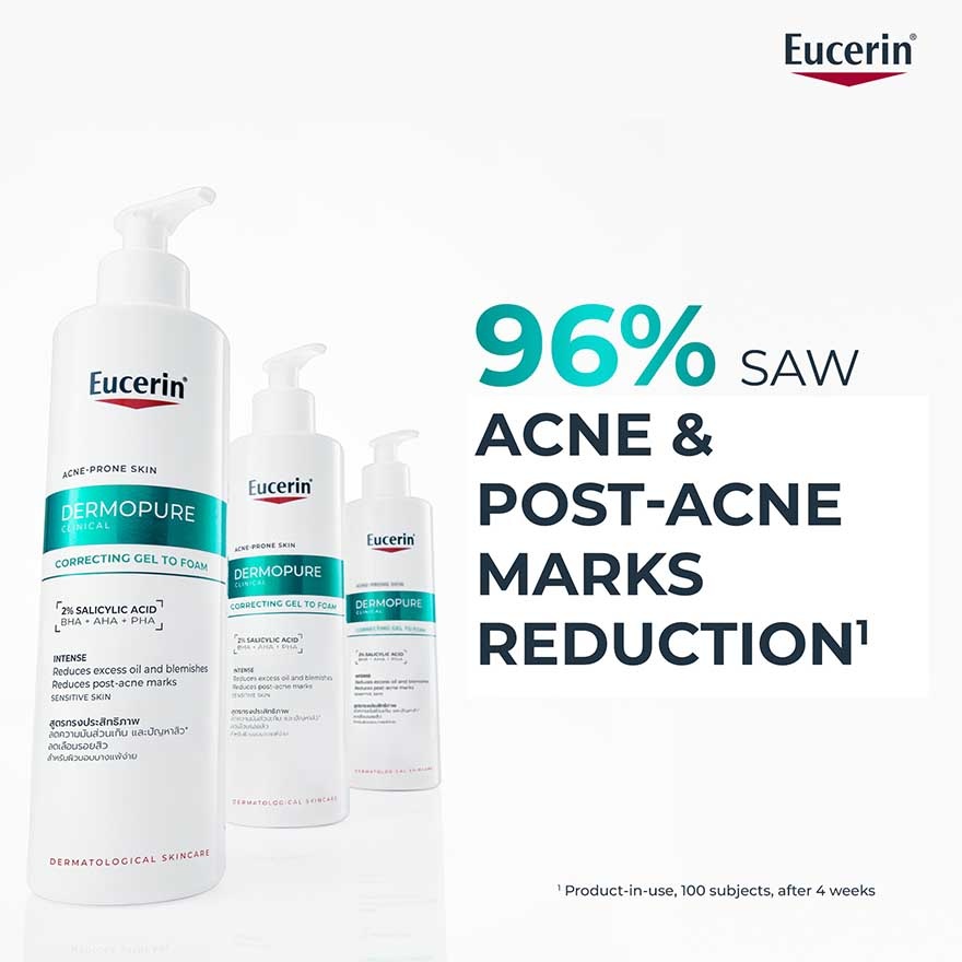 Dermopure clinical correcting gel to foam 400ml x2 image