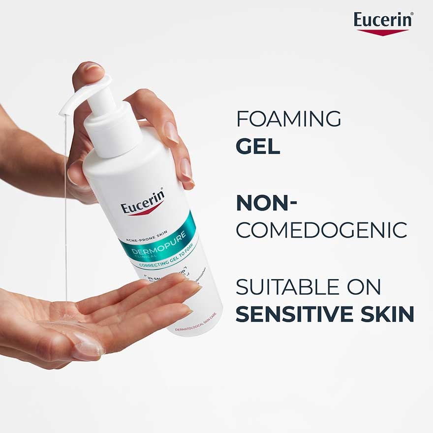 Dermopure clinical correcting gel to foam 400ml x2 image