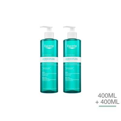EUCERIN - Dermopure Clinical Purifying Cleanser 400ml x2 image