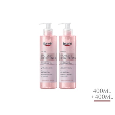 EUCERIN - Spotless brightening exfoliating cleansing gel 400ml x2 image
