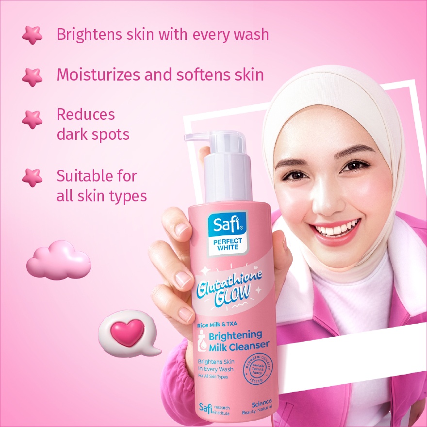Perfect White Gluthathione Glow Cleanser 80g