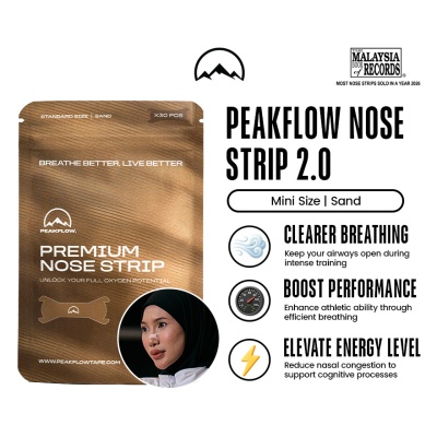 PEAKFLOW - Premium Nose Strip Sand Mini 30s