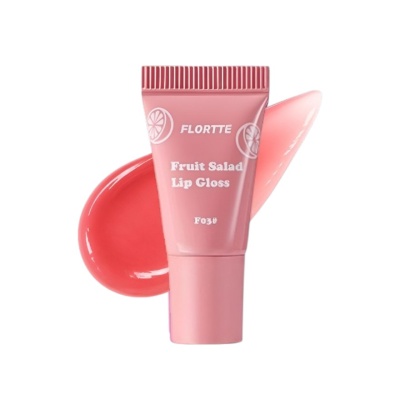 FLORTTE - Fruit Salad Series Tube Lip Gloss F03 Peach Pink