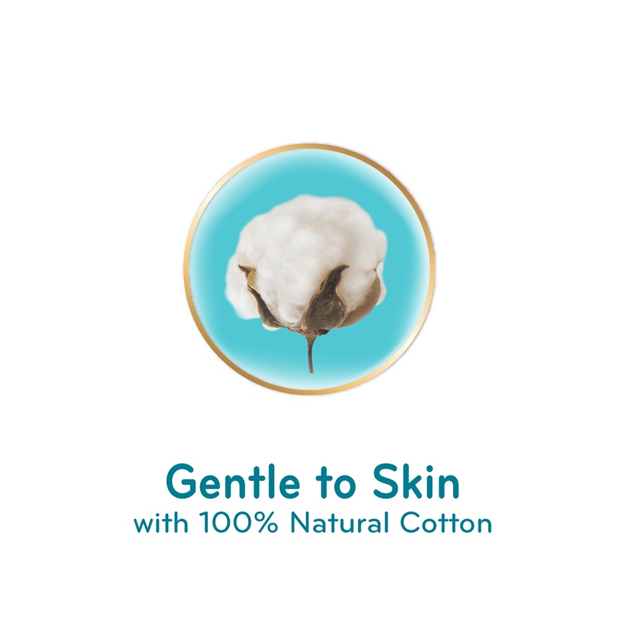 Silcot Premium Facial Premium Cotton Puff 66s (100% Natural Cotton) image