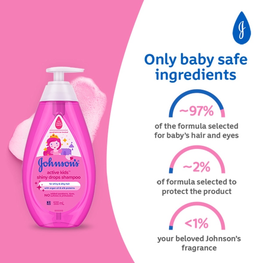 Baby Active Kids Shiny Drops Shampoo 500ml