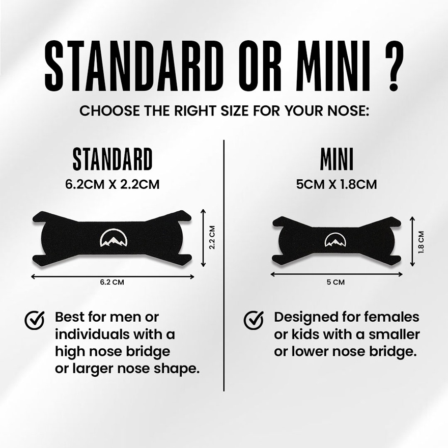 Premium Nose Strip Charcoal Standard 30s