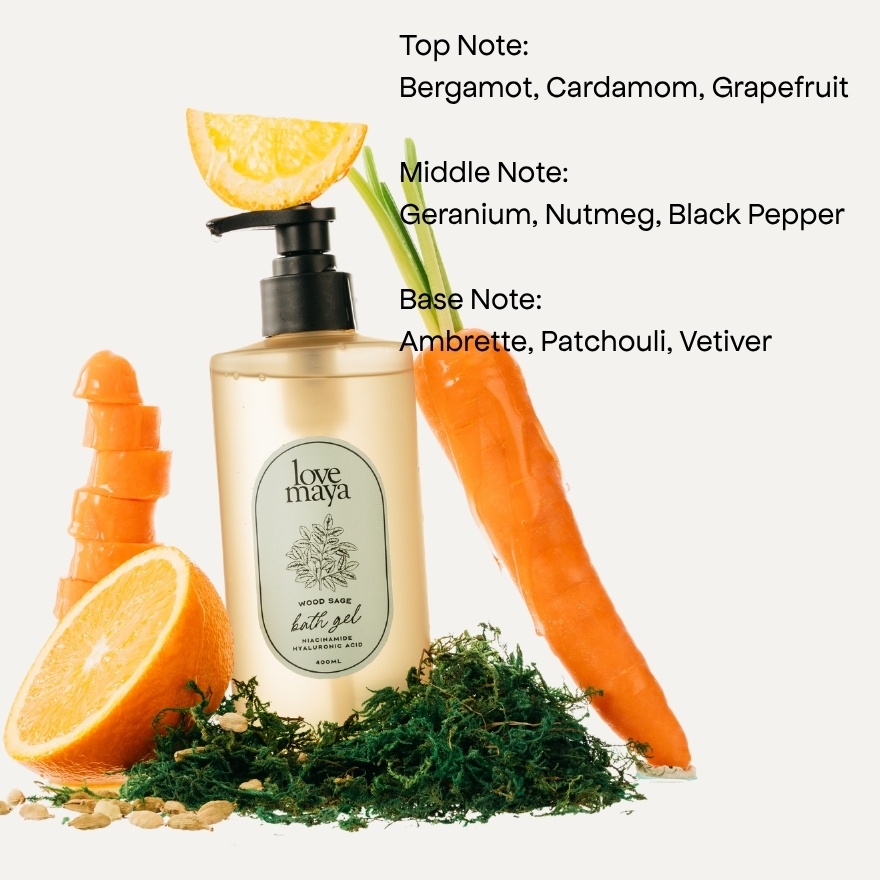 Wood Sage Bath Gel 400ml image