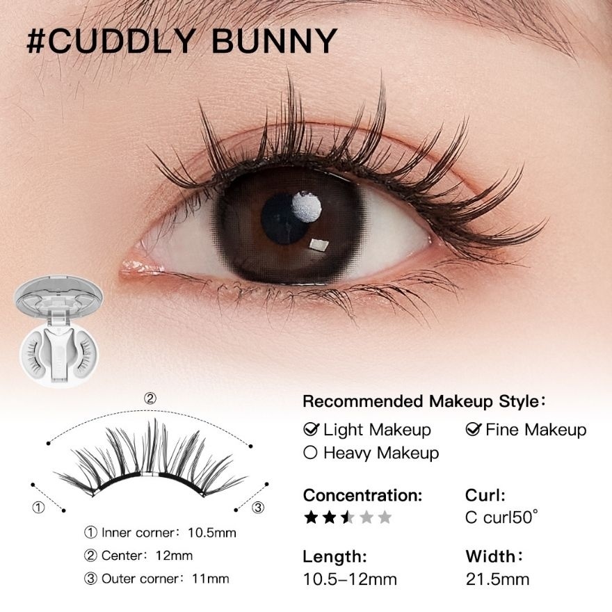 Manetic Eyelashes- Cuddly Bunny