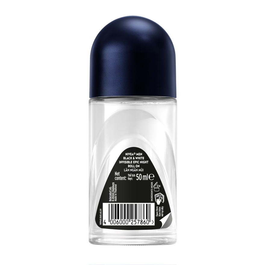 Deodorant Black & White Epic Night Roll On 50ml