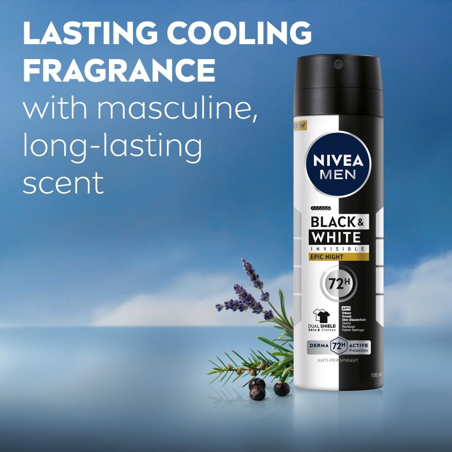 Black & White Epic Night Spray 150ml