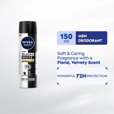 NIVEA FOR MEN - Black & White Epic Night Spray 150ml image