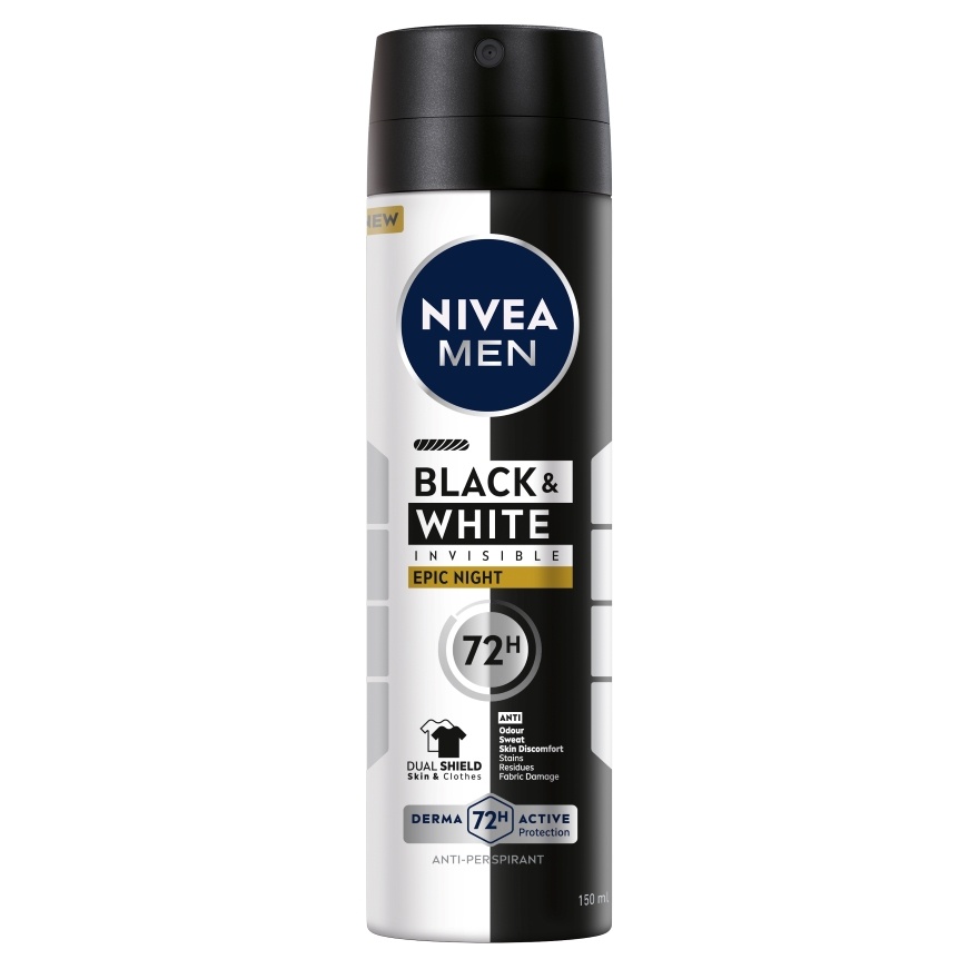 Black & White Epic Night Spray 150ml