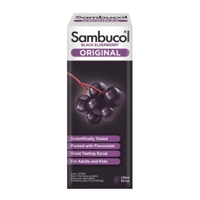 SAMBUCOL - Original Black Elderberry 120ml X 2 image