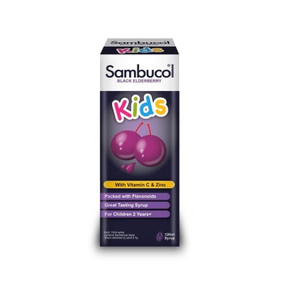 SAMBUCOL - Kids Black Elderberry 120ml X 2