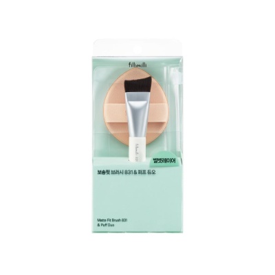 FILLIMILLI - Matte Fit Brush 831 & Puff Duo image