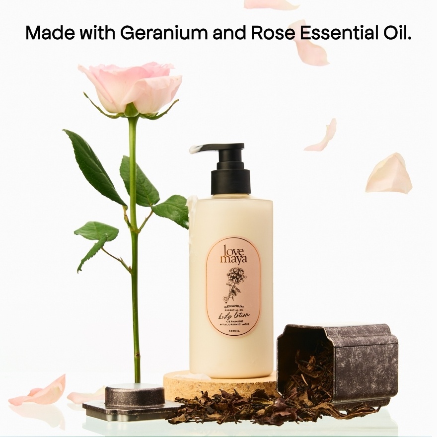 Geranium Essential Oil Body Lotion 400ml