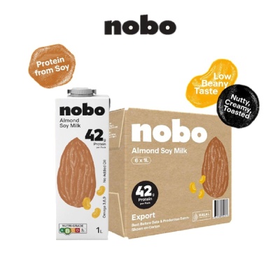 NOBO - Almond Soy Milk (6s X 1L) image