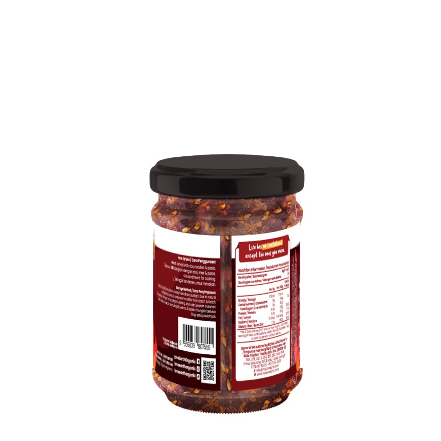 Crispy Chilli Flakes Xtra Pedas 180g