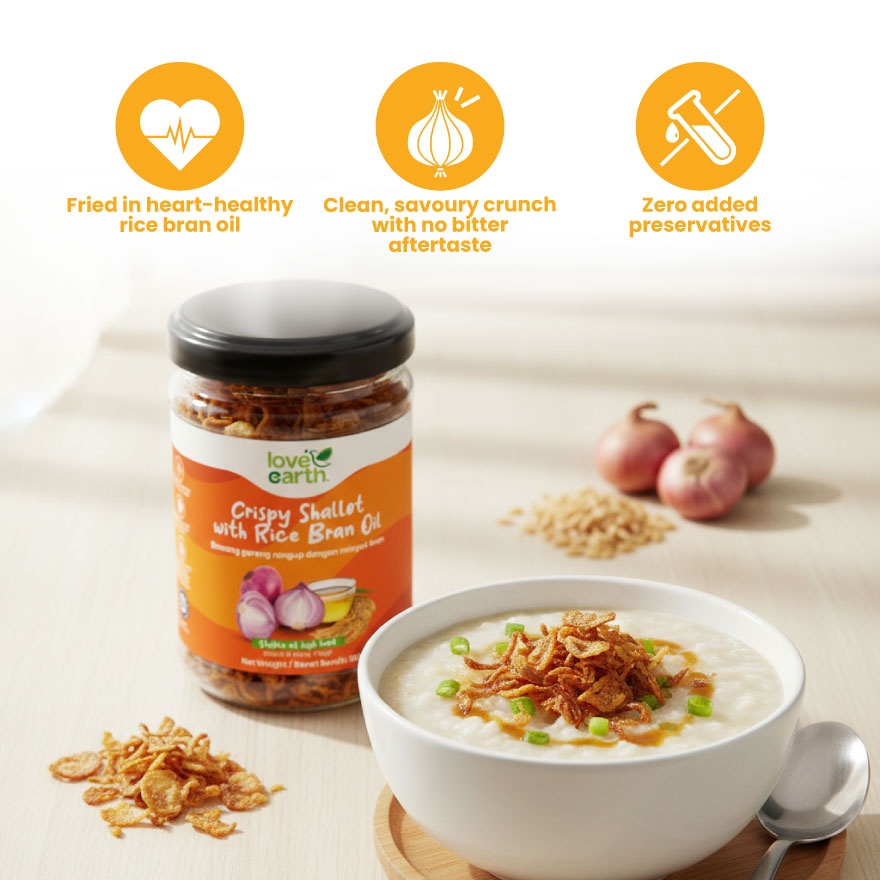 Crispy Shallot with Rice Bran Oil 180g