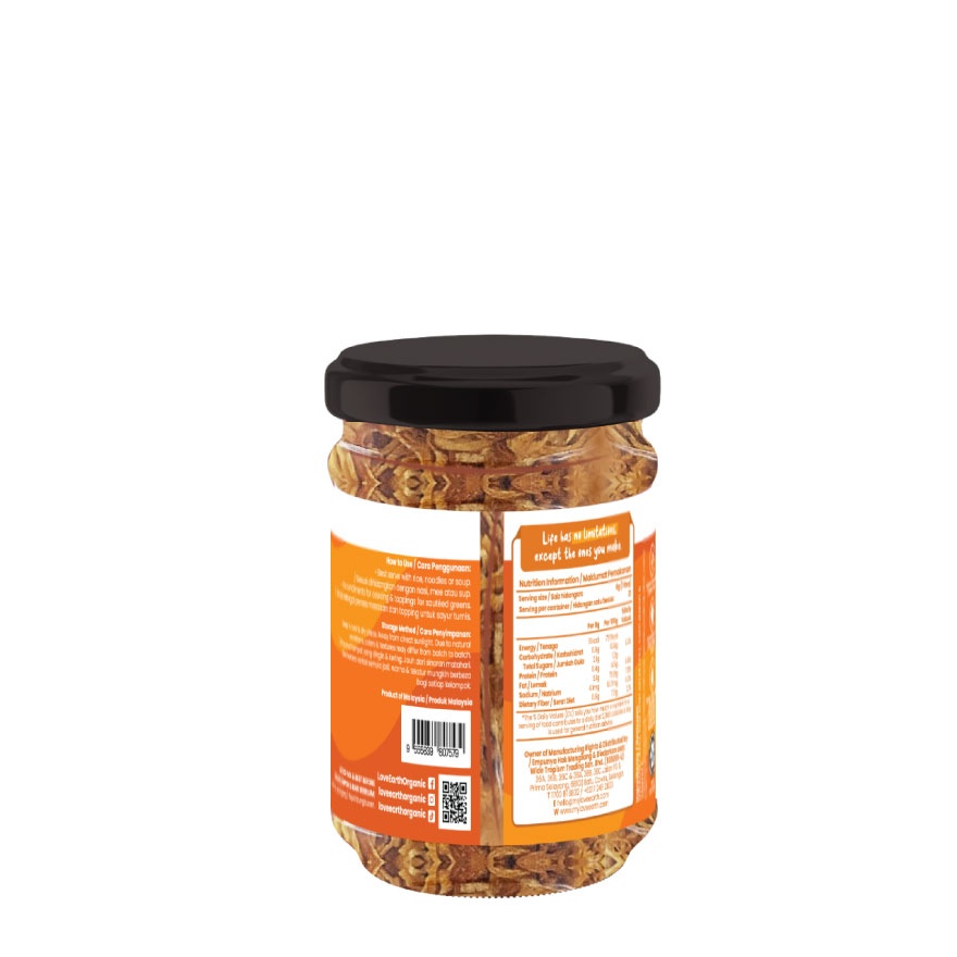 Crispy Shallot with Rice Bran Oil 180g