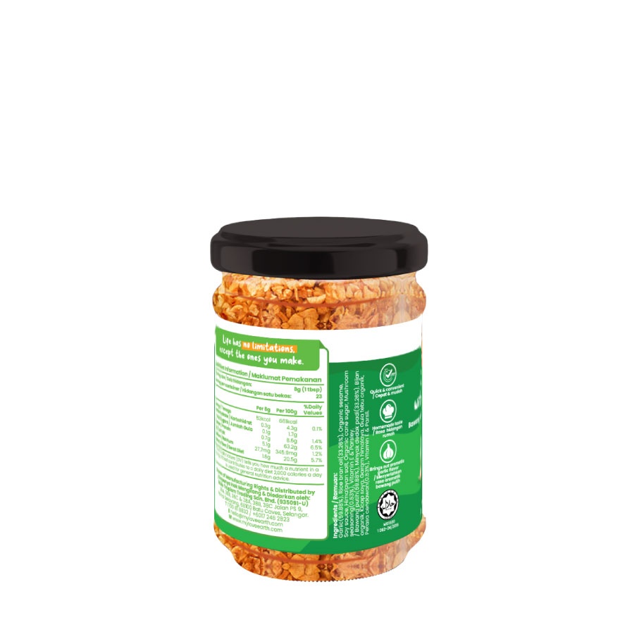 Crispy Garlic with Rice Bran Oil 180g image