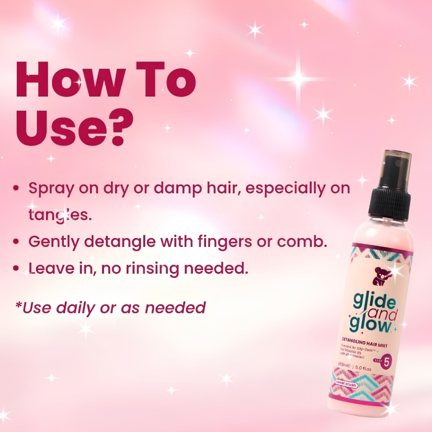 Glide & Glow Detangling Hair Mist 150ml image