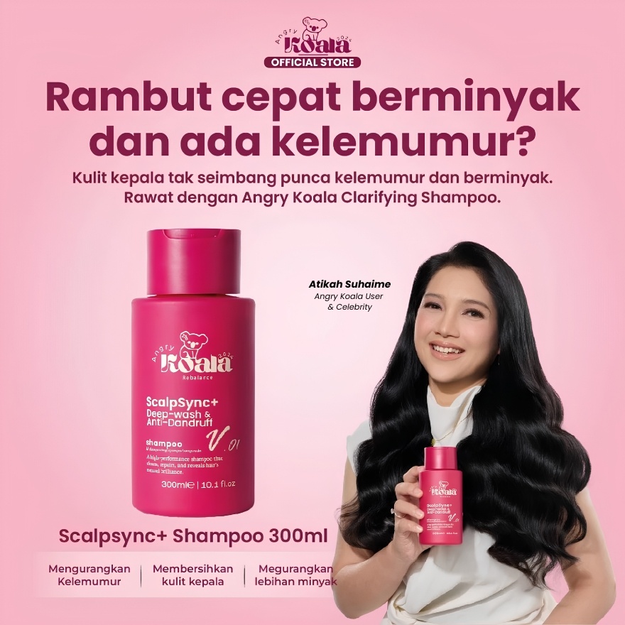 ScalpSync+ Anti-Dandruff Shampoo 300ml image