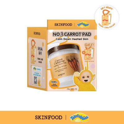 SKINFOOD - [TELETUBBIES] Carrot Carotene Calming Water Pad 60pads image