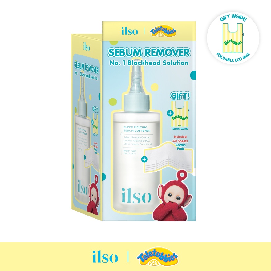 [TELETUBBIES] Super Melting Sebum Softener 150ml + Cotton Pad 40pcs Set