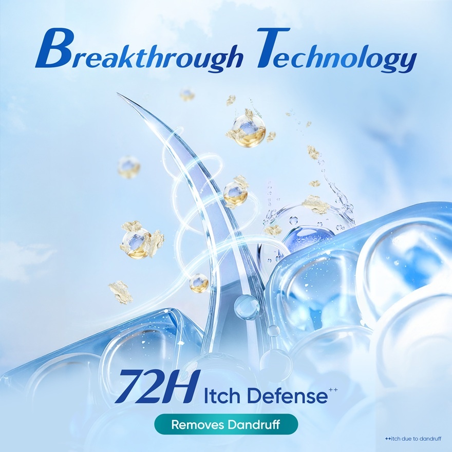 Plus 72H Itch Defense + Anti-Dandruff Shampoo 300g image