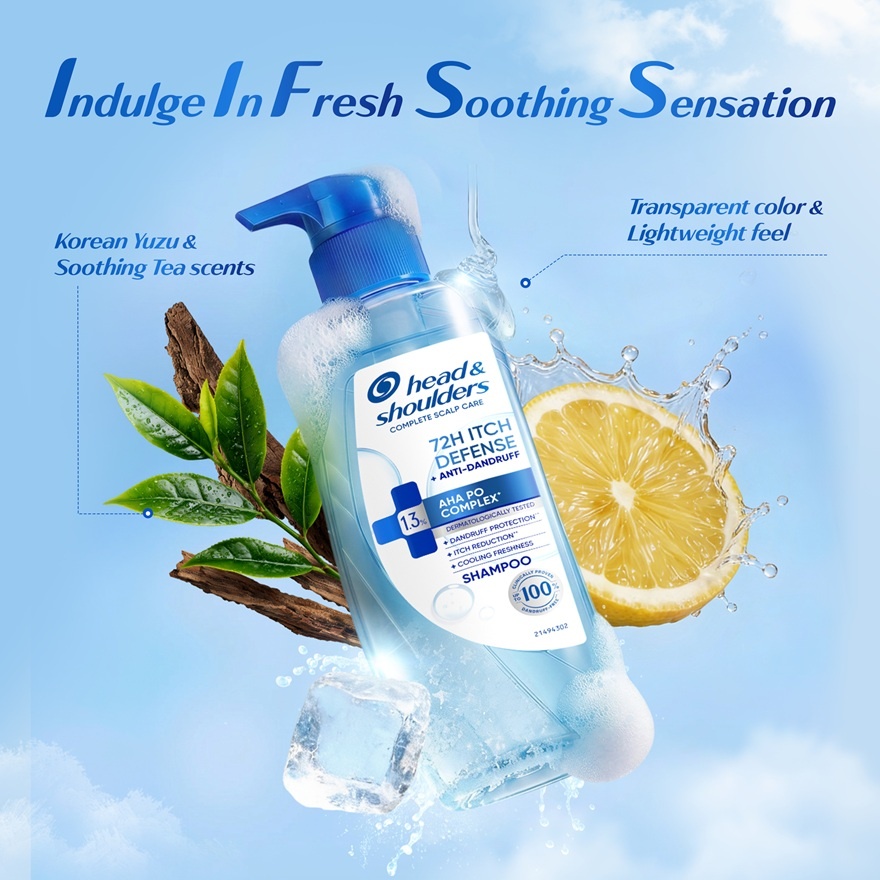 Plus 72H Itch Defense + Anti-Dandruff Shampoo 300g image