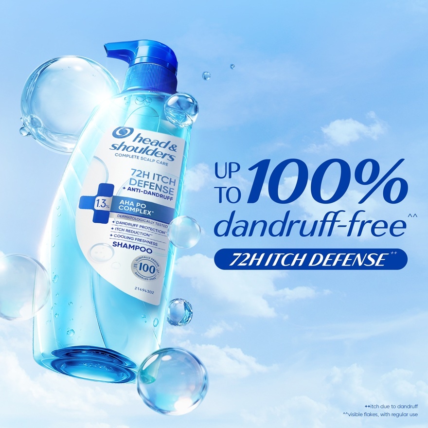 Plus 72H Itch Defense + Anti-Dandruff Shampoo 300g image