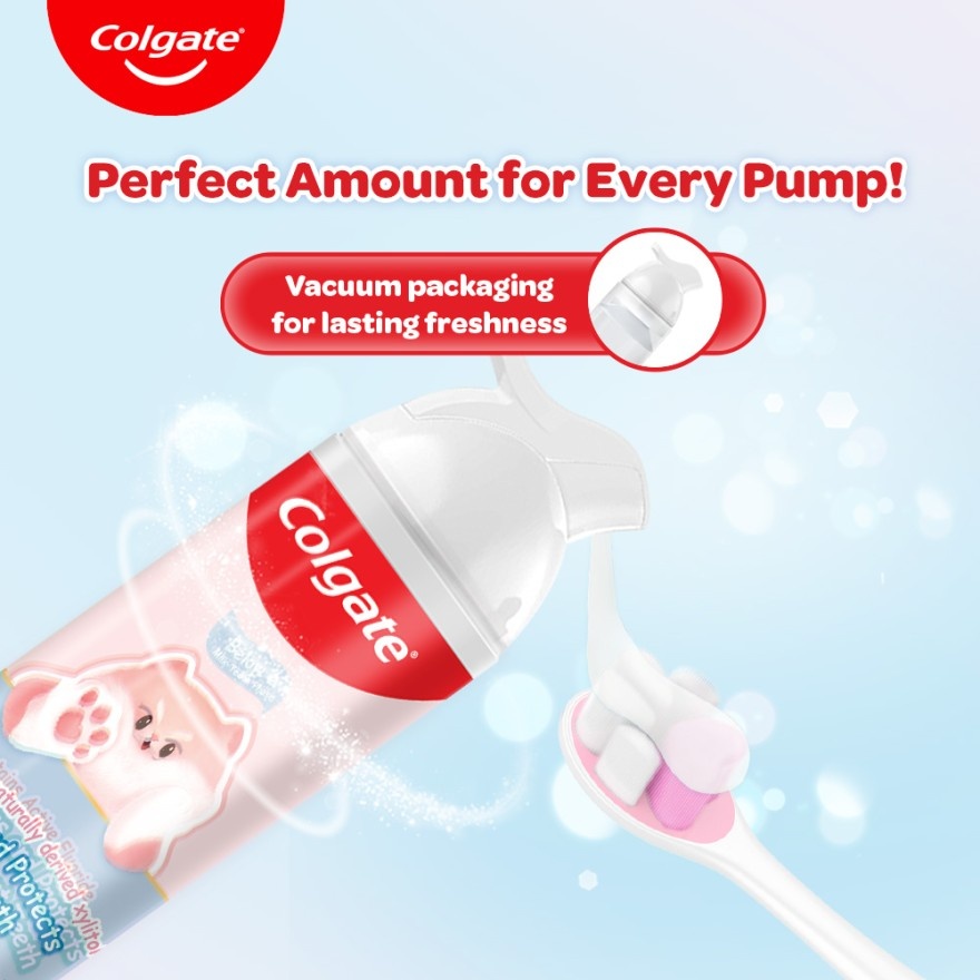 Colgate Kids Fluffy Pump Below 6 85g image
