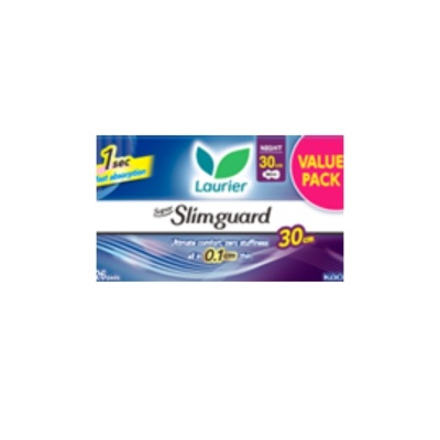 LAURIER - Super Slimguard Night Value Pack 30cm 26s