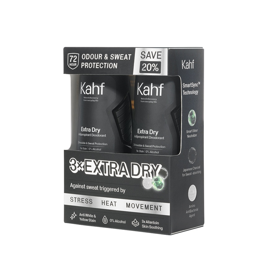 Extra Dry Antiperspirant Deodorant Roll On 2x45ml