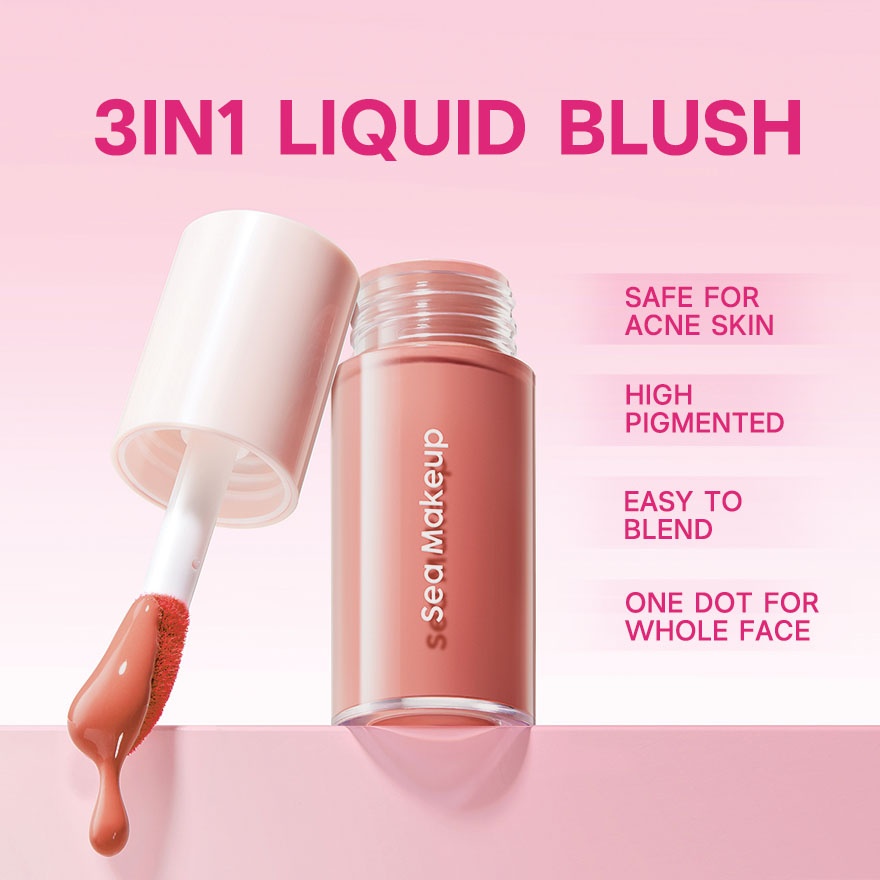 Vibrant Flushed Liquid Blush Dahlia Sunset 6ml image