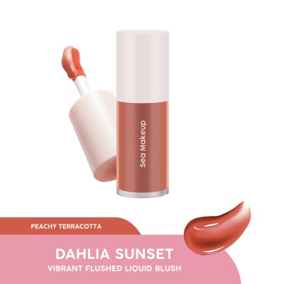 SEA MAKEUP - Vibrant Flushed Liquid Blush Dahlia Sunset 6ml image