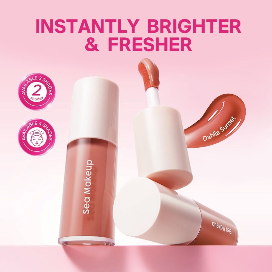 Vibrant Flushed Liquid Blush Dahlia Sunset 6ml image